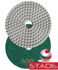 4 Inch Diamond Polishing Pads Wet Dry Set With 11 Diamond Pads And Backer Pad For Granite Concrete Marble Polishing Includes Grits 800.