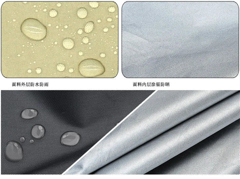 Close-up of waterproof 900D Oxford fabric for Beige 2/3 Seater Patio Porch Swing Seat Cover Heavy Duty Cushion Replacement