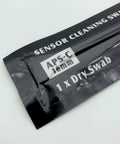 APS-C sensor cleaning swabs 16mm in black sealed pouch, 1× dry swab for DSLR/SLR cameras