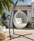 Heavy Duty Hammock Swing Stand With Solid Steel Construction, Easy Ten Minute Assembly, Includes Buckle And Spring Hook, Outdoor Use