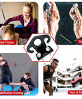 Badass Heavy Duty 4 Pack Resistance Band Wall Anchors For Home Gym Workout Exercise Fitness Physical Therapy And Compact Studio Training Gear Black Finish shown in various training activities and installations.