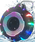 Waterproof Shower Bluetooth Speaker With IPX7 Rating, Ultra Portable Carabiner Clip, Crisp Clear Sound for outdoor use