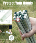 Fiberglass poles with protection case for Ultralight 1-2 Person Backpacking Tent Waterproof Easy Setup Single Layer 2.2m X 1.2m
