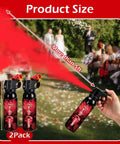 Game Changing Red Smoke Powder Cannon For Gender Reveals And Baby Showers With Authentic Fire Extinguisher Shape sprays red powder.