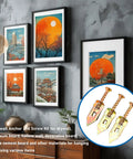 Heavy Duty Self Drilling Drywall Anchors With Screws Kit 180 Pack Zinc Plated Steel Expansion Bolts used to hang framed art on wall.