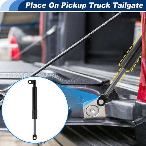 Heavy Duty Tailgate Assist Kit Smooth Operator Drop Liftgate Support Strut For Toyota Tacoma N300 2015 To 2023 on pickup truck tailgate.