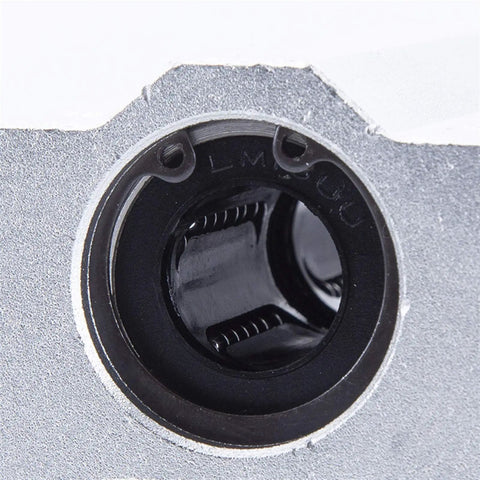 4Pcs Pro Grade Linear Motion Bearing Slides SCS12UU 12mm Length For CNC Parts, 3D Printer Parts, And Precision Machine Tools, Heavy Duty Linear Guides For Smooth Movement, Accurate Positioning close-up of SCS12UU bearing block
