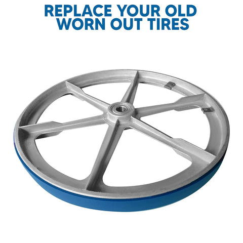 Heavy Duty Urethane Band Saw Tires For 19 Inch Bandsaws 2 Pack Fits W1729 No Adhesive Needed Built Tough Premium Grade