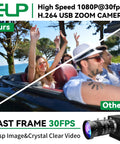 Low Light USB Camera With 5-50mm Manual Zoom And 10x Varifocal Lens, HDR 100dB, H.264 WebCam showcasing image quality in a sunny scene
