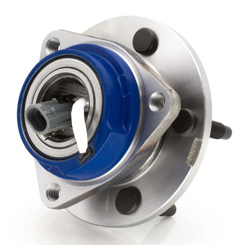 Close-up of Wheel Hub Assembly Front or Rear for Buick Century DTS, Chevy Impala Venture, Oldsmobile Aurora, Pontiac Grand Prix, Saturn Relay