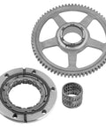 Top Shelf Starter Clutch One Way Bearing Sprag Assembly with Knockout Gear Idler and Needle Bearing Fits Honda TRX400EX Sportrax 400 Quick Fix 1999 to 2008 - 3-piece assembly with gear and bearing.