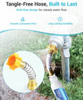 Heavy Duty Hard Water Filter Hose Attachment For Car Wash connects to outdoor water source for smooth, tangle-free flow.