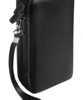 Durable Hard Case For WALABOT DIY 2 Advanced Stud Finder with strap and zippered closure, textured black surface.