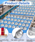 30 Pcs 1" Roller Ball Transfer Bearing 400 Lbs Load Capacity Carbon Steel Round Ball Transfer Unit on conveyor system