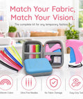 Skip The Sewing Machine For This Game Changer No Sew Stitch Gun showing vibrant colors and easy-grip design for outfit repairs.