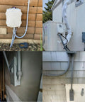 Installation of All In One 25 Foot NPT One Half Inch Liquid Tight PVC Conduit Kit with Non Metallic Electrical Fittings UL Listed
