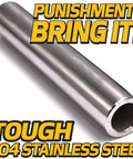 2 Pack Front Wheel Bearing And Debris Shield Assembly Featuring A Stainless Steel Axle Street Ready Heavy Duty Swap Precision Engineered Parts With Synthetic Grease Barrier Stays Rock Solid, showcasing a tough 304 stainless steel axle.