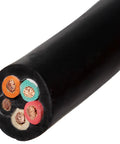 No Nonsense Eight By Five Bulk Electrical Cable Twenty Five Feet Long With Oil Proof Soow Rubber Jacket And Braided Copper for heavy duty use