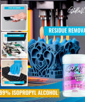 99 Percent Isopropyl Alcohol Wipes For Tech Cleaning Multipurpose Screen Keyboard Camera Glasses Phones Laptops And More 80 Count Pack Great For Laptops Tablets Consoles Printers And 3D Printers Made In USA with images of cleaning electronics and 3D prints