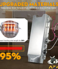 Dryer Heating Element Assembly Replacement Fits LG Dryers In The DLE Series with nickel-chromium coil and thermostat