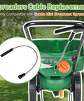 Lawn Spreader Control Cable Replacement For Mini Broadcast Spreader, 21 Inch Length, Spreader Locking Lever Pull Cable, No Brainer Install