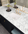 Bathroom vanity with Ultra Wide 36 By 197 White Marble Peel And Stick Countertop Wallpaper Waterproof Self Adhesive Vinyl.