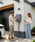 Heavy Duty EV Charger Cover With Snag Proof Drawstring Closure Waterproof Dustproof Weather Guard Built Tough As Nails For Outdoor Plug Protection Goes Hard Rain Or Shine on wall mounted charger in driveway