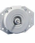 Replacement Dishwasher Circulation Pump Motor For LDF6810BB LDF6810ST Models, silver finish, front view with mounting holes