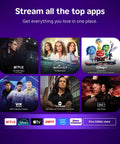 Collage of streaming apps including Netflix, Hallmark+, and Disney+, featuring shows and sports for the Next Level HD Media Stick Player With Clutch Voice Remote For Smooth Streaming Of Live TV Free Movies And Your Favorite Apps Designed For Zero Hassle Plug And Play Everyday Setup.