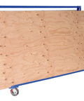 A-Frame Panel Truck for Moving Large Sheets, Heavy-Duty 36x72 Inch Steel Deck, 2000 Lbs Capacity, holding plywood sheet on wheels