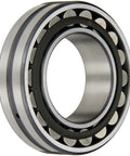 Rock Solid Double Row Spherical Roller Bearing Measuring 50 By 90 By 23 Millimeters with tapered bore and steel cage.