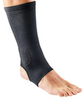 Compression Ankle Support Sleeve With Elastic Neoprene Blend For All Day Comfort And Snug Fit Breathable Heat Retention Black 1 Pack