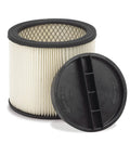 Pleated Cartridge Filter Replacement For Wet Dry Vacuums, 8 Inch Diameter By 6.5 Inch Height, High Flow Filtration, Clog Resistant