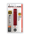 Packaging of XL200 LED 3Cell AAA Flashlight Black With Five Modes High Strobe Nite Lite Signal SOS