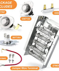 Dryer Heating Element Replacement Kit With Thermal Fuse And High Limit Thermostat Pro Grade Easy Install Replaces AP3094254
