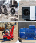 Kick That Stubborn Shake Right To The Curb With Heavy Duty M5 Rubber Anti Vibration Isolator Mounts Featuring Zinc Plated Hardware And Serrated Flange Nuts Perfect For Cars Generators And Air Compressors - Four images of vibration equipment.
