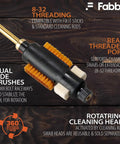 Badass Bolt Action Cleaner Bundle For Model 700 Platform With Quick Action Brush features dual side brushes for effective cleaning.