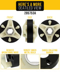 Motor Coupler Replacement Kit For Kenmore Washer Drive Motor Easy Install Durable Fix That Restores Spin And Agitation 285753A