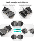 Rugged 1.5 Inch Nylon Tactical Belt With Quick Release Aluminum Buckle showcasing adjustable buckle details for secure fit