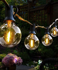 100ft Outdoor String Lights With Shatterproof LED Globes, Weatherproof Patio Lighting For Exterior And Indoor Use, UL Listed