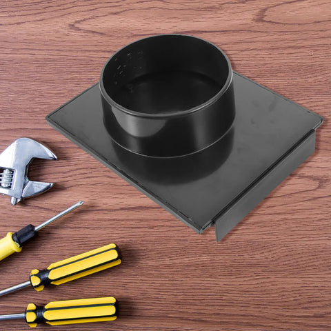 Bestoyard 100Mm Replacement Plastic Blast Gate For Dust Collection Systems on a wood surface with tools.