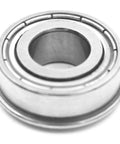 Heavy Duty Front Wheel Bearing Replacement Set for Zero Turn Mower with Heat Resistant Synthetic Grease Rated to 400 Deg F, close-up view showing precision machining.