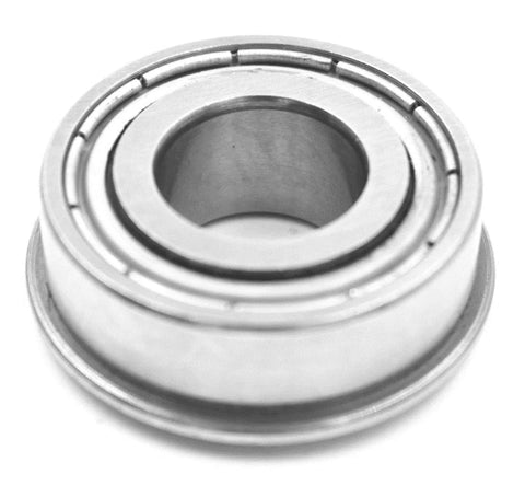 Heavy Duty 4 Pack AM132365 Front Wheel Bearings With Top Tier Synthetic Lubricant And Built Tough High Heat Rating For Hassle Free Garden Tractor Service And Dependable Smooth Rolling Ride, close-up view of steel bearing.