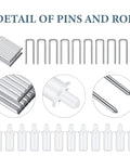 Top Shelf Plantation Shutter Repair Kit includes springs and louver rod staples, perfect for DIY window fixes.