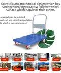 Heavy Duty 4 Inch PU Caster Wheels For Platform Trucks Up To 265 Pounds Silent And Durable With Integral Mold Plate Caster Design