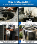 Easy installation steps for Solid Condenser Fan Motor 1/6 Horsepower 208 To 230 Volt 1075 Rpm for AC units.