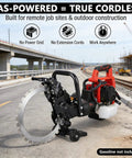 Beast Mode 52Cc Gas Powered Concrete Ring Saw Featuring A 16Inch Diamond Blade and a sturdy base for outdoor construction use.
