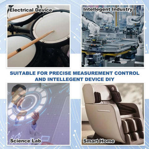 Thin Film Pressure Sensor Pad FSR 408 ST Force Sensing Resistor 3g To 10Kg Range For Industrial Precision And DIY Projects