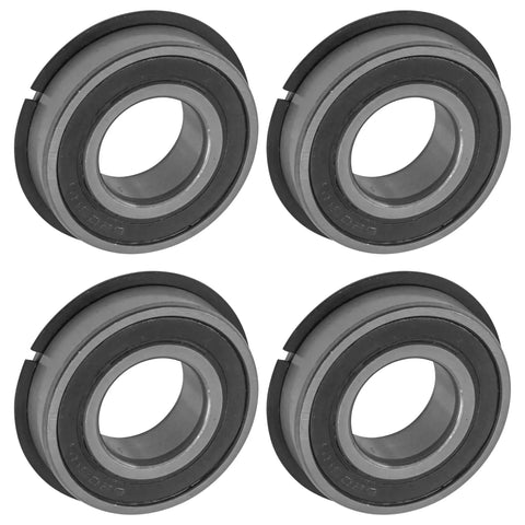 Premium Heavy Duty Caster Wheel Bearing Kit Replacement For Zero Turn Mower with four sealed ball bearings.