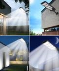 Outdoor Solar Flood Lights With Motion Sensor And Remote Control Waterproof Dusk To Dawn Led Street Lights 2 Pack